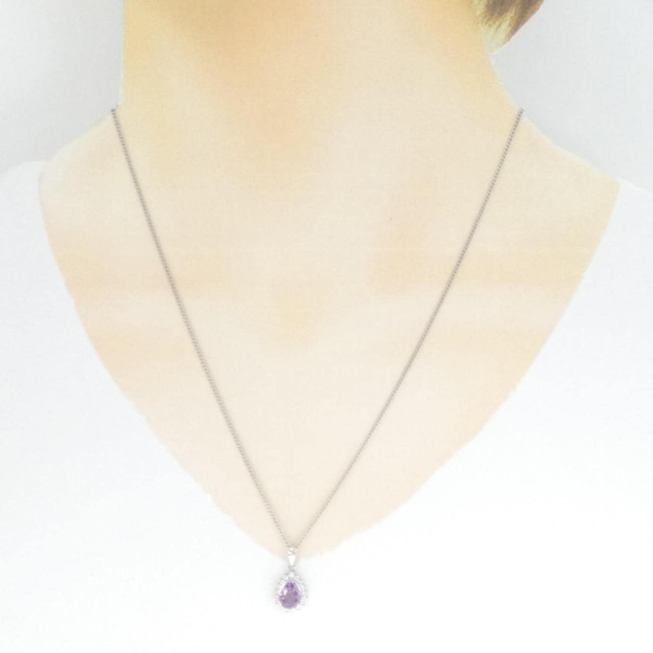 PT Sapphire Necklace 1.43CT