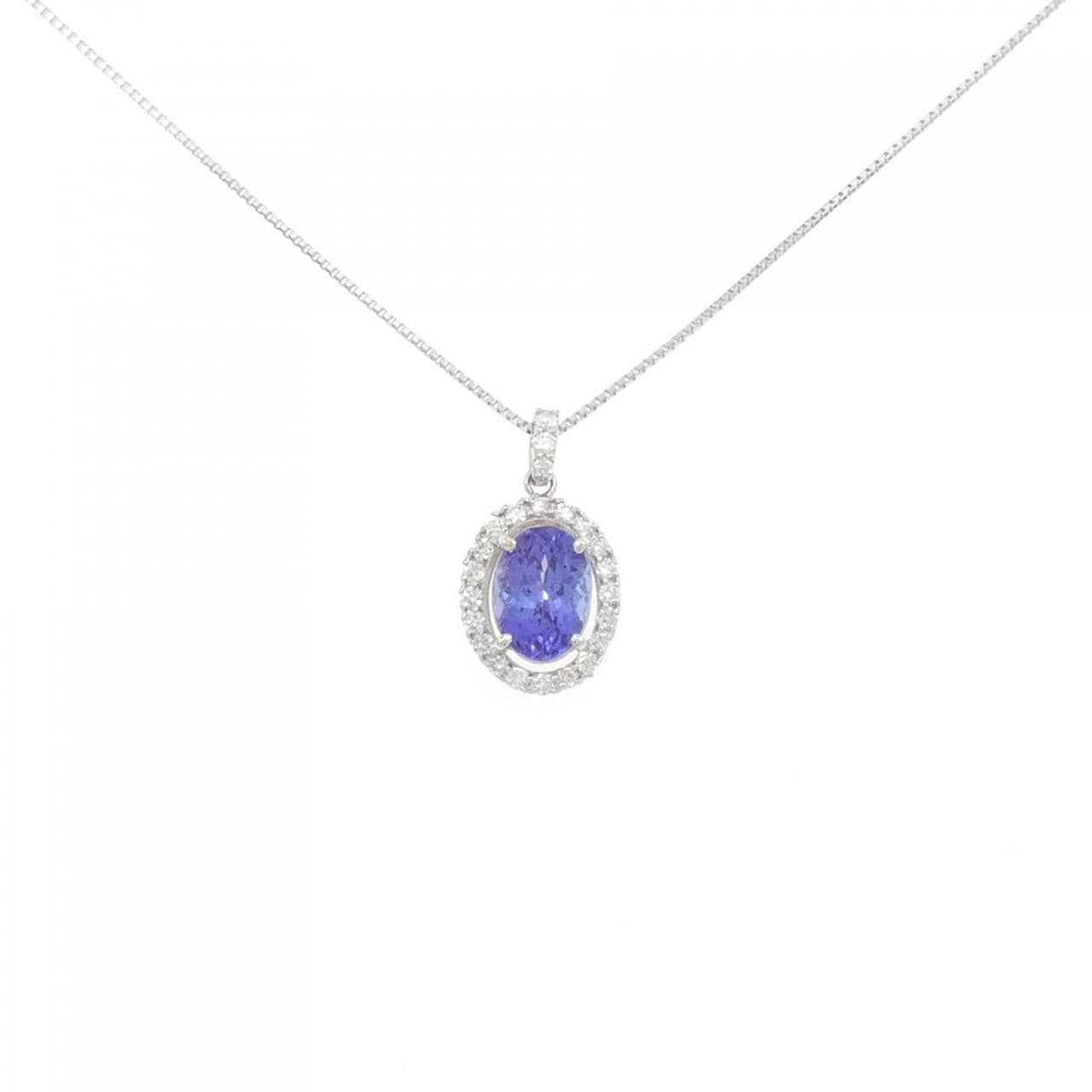 [BRAND NEW] PT Tanzanite Necklace 0.93CT