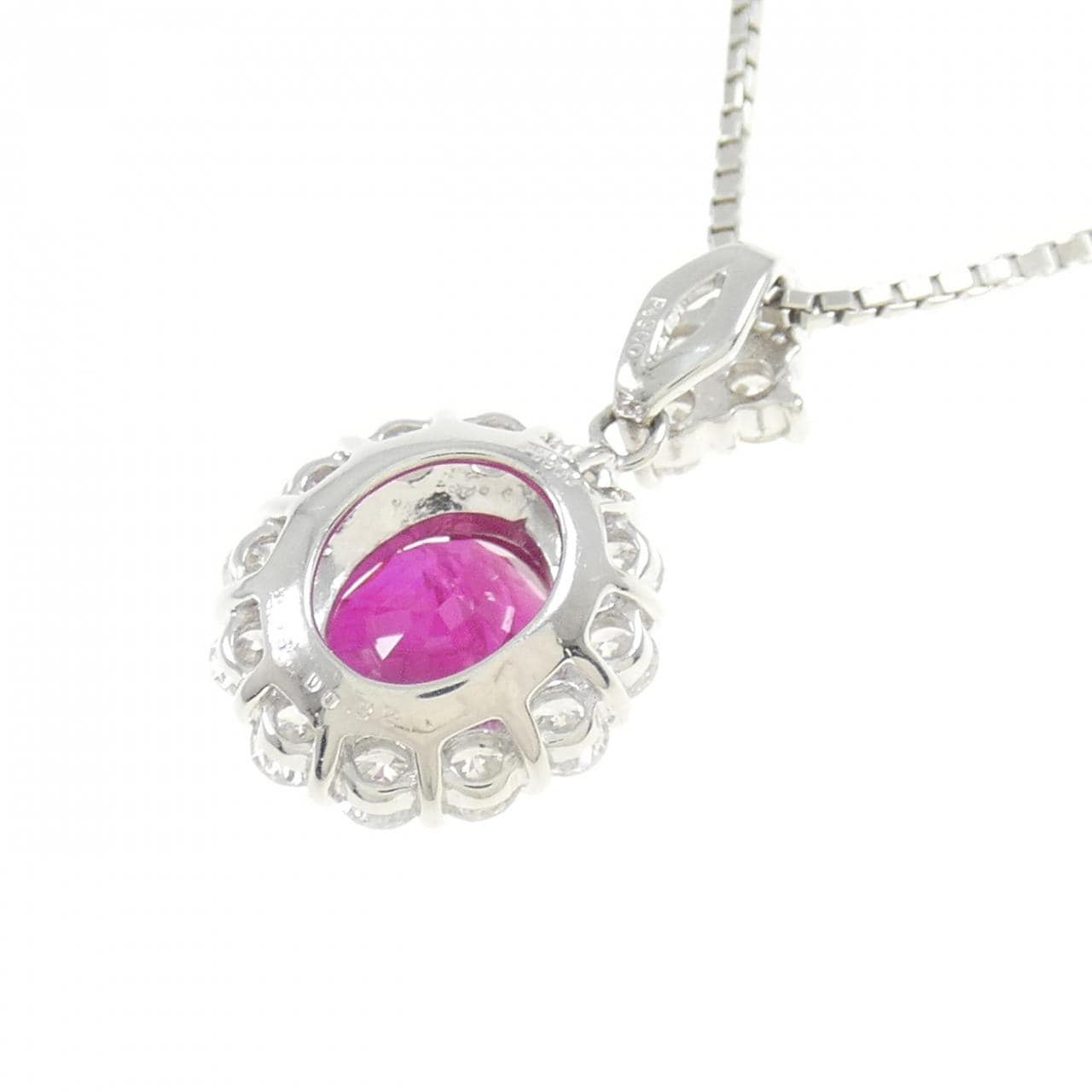 PT ルビー ネックレス 2.06CT ビルマ産