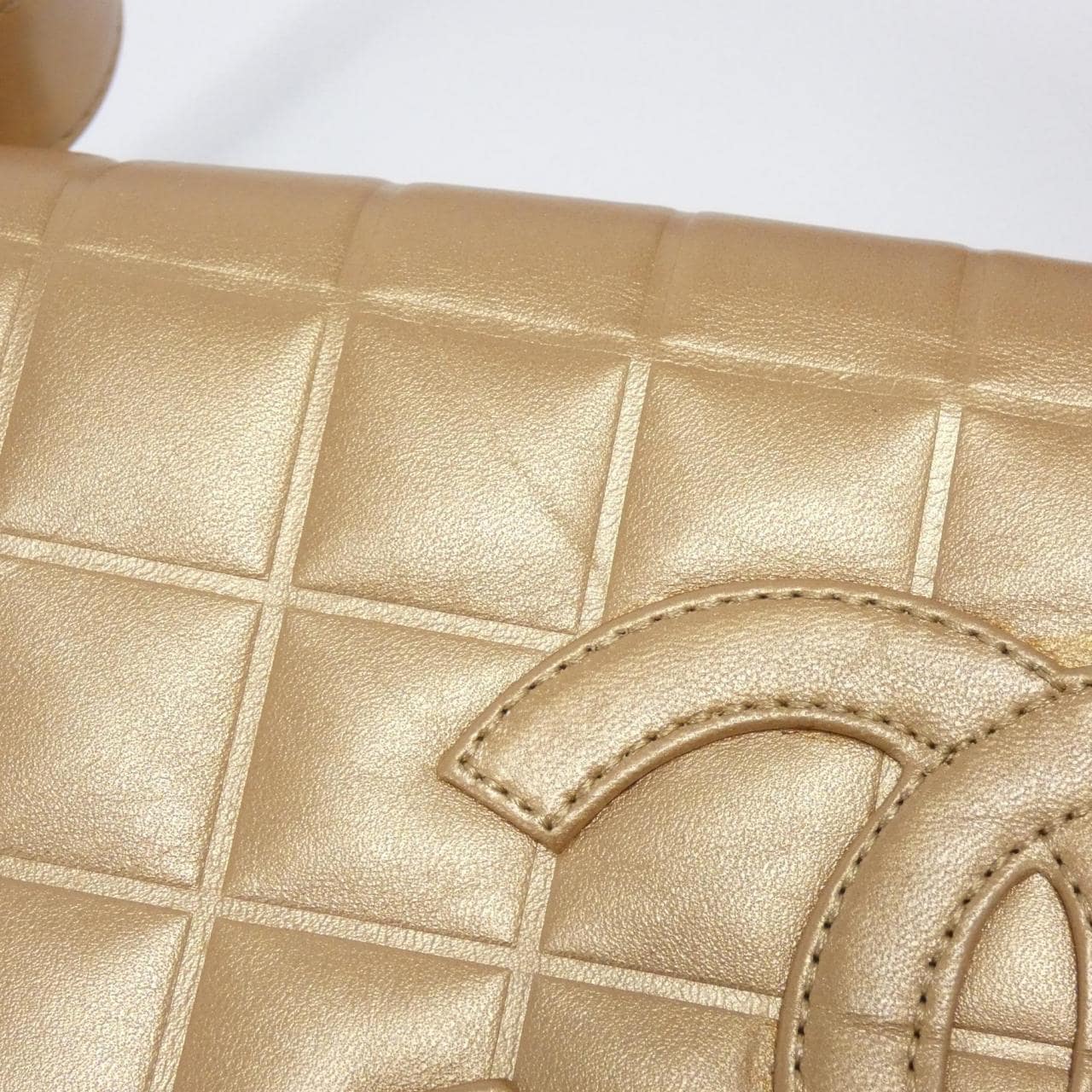 【ヴィンテージ】シャネル チョコバー ライン 17370 ショルダーバッグ