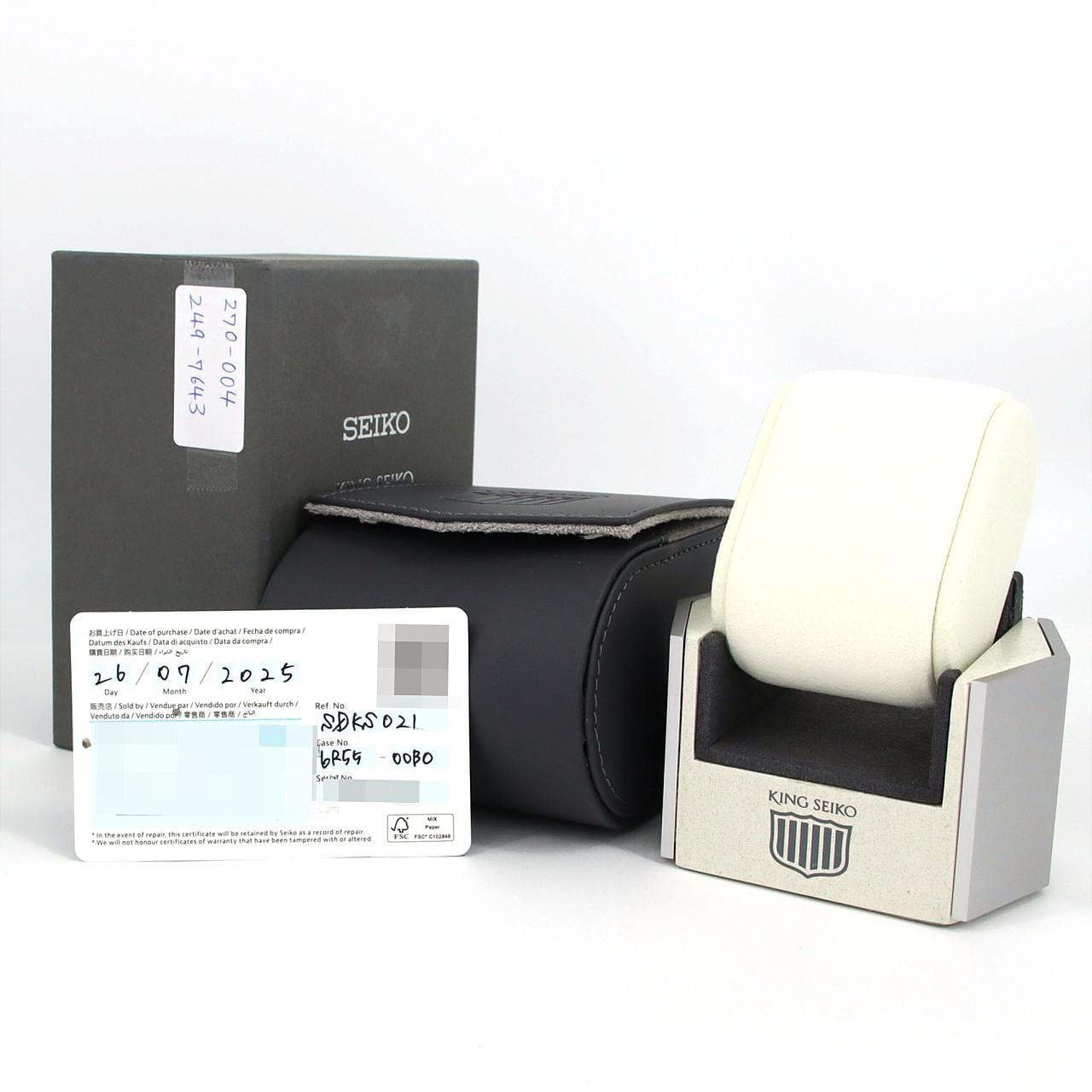 セイコー キングセイコー 6R55-00B0/SDKS021 SS 自動巻