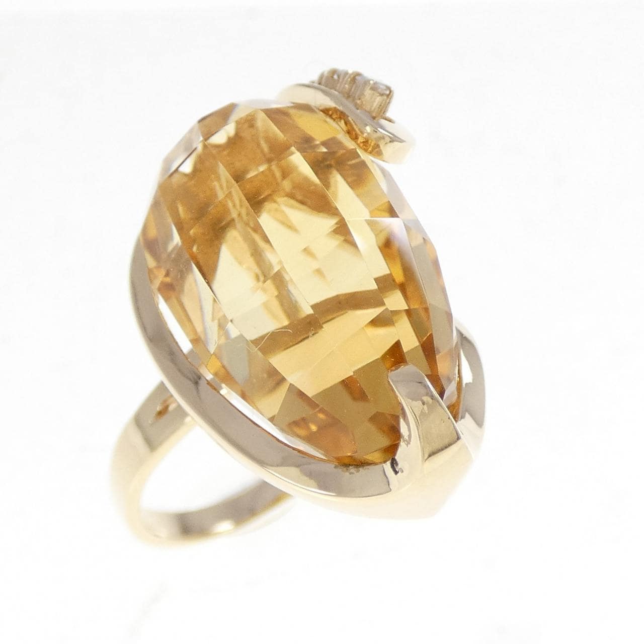 K18YG シトリン リング
