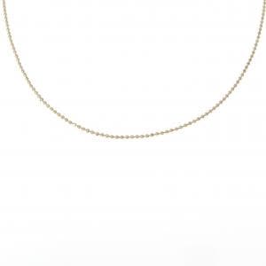 K18YG ボール チェーン ネックレス