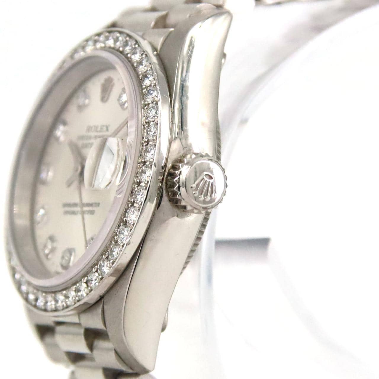 [No Maintenance Rebate Price] ROLEX Datejust 69136G PT Automatic W Serial