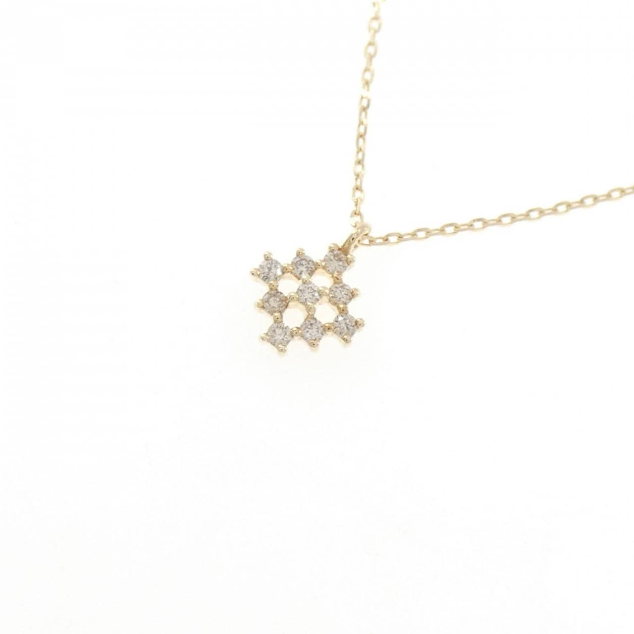 アガット ダイヤモンド ネックレス 0.06CT