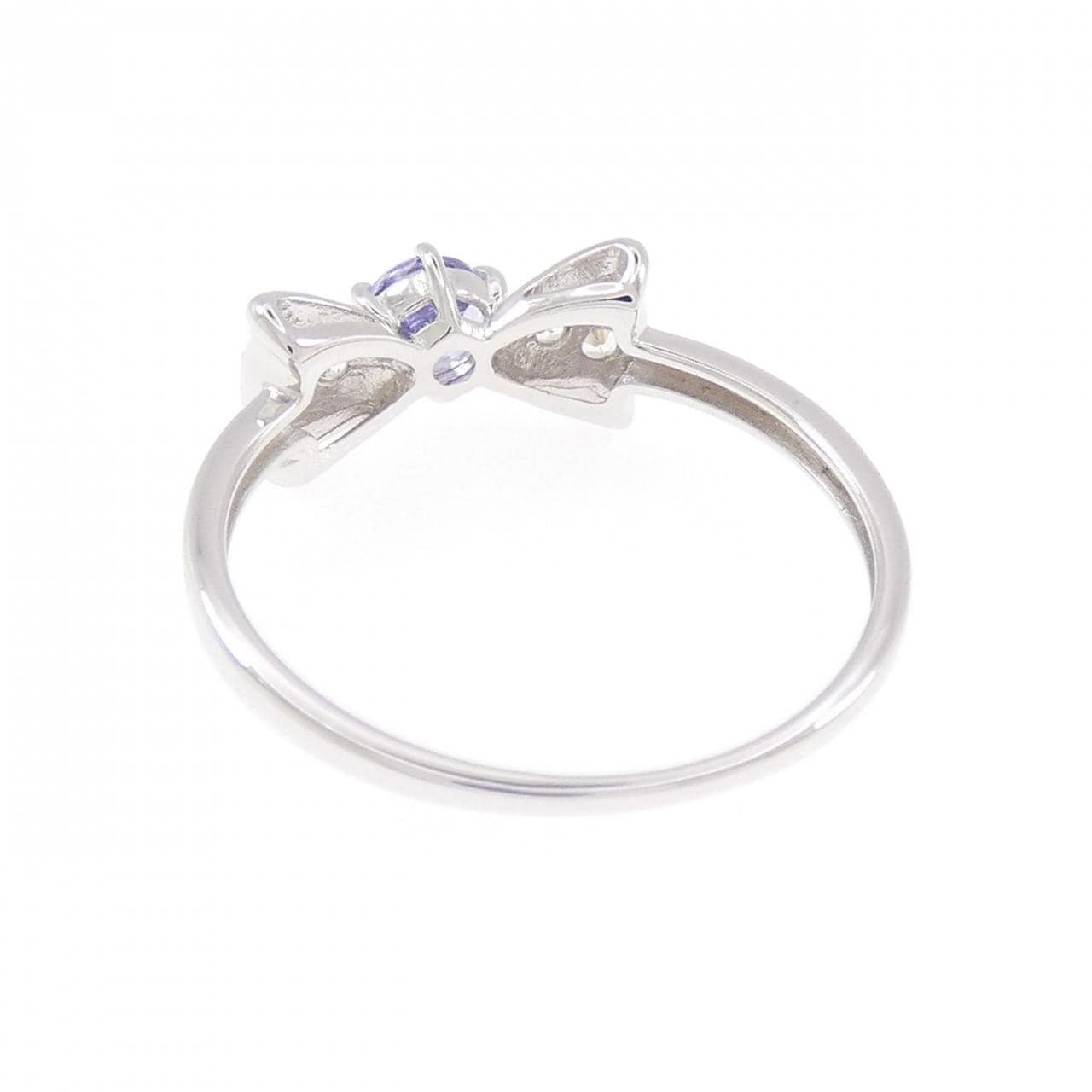 K10WG リボン タンザナイト リング