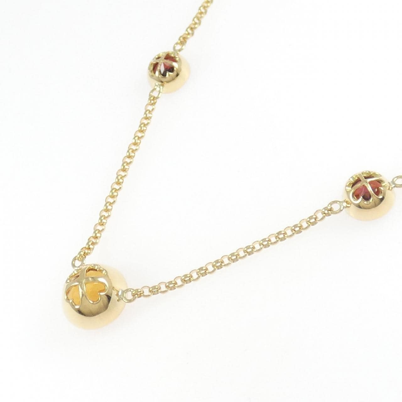 K18YG シトリン ネックレス 4.00CT
