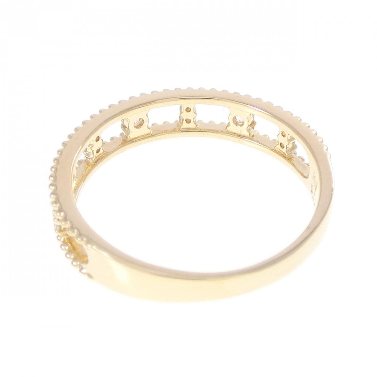 K18YG ダイヤモンド リング 0.12CT