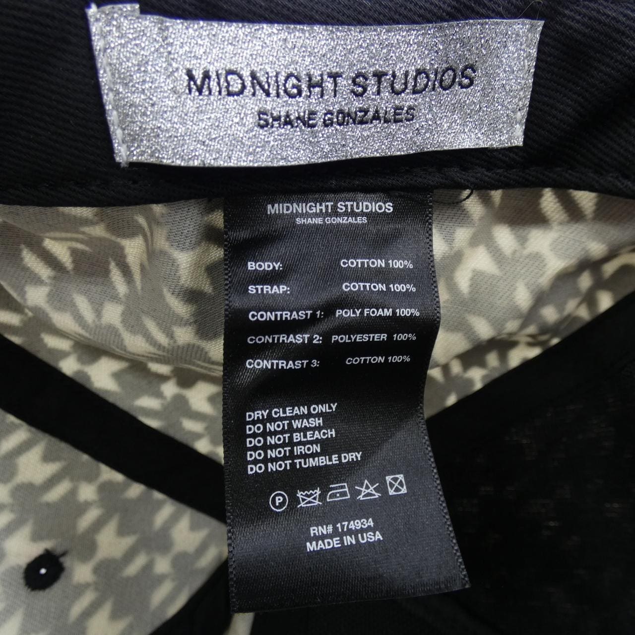 MIDNIGHT STUDIO キャップ