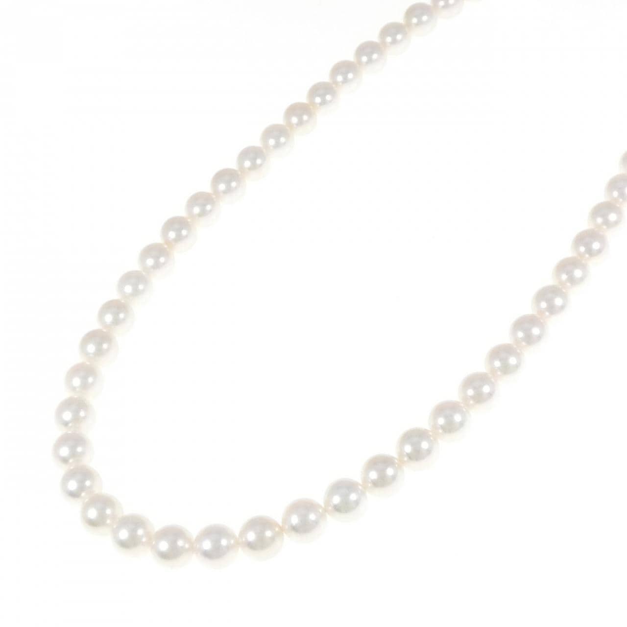 シルバークラスプ アコヤパール ネックレス 7-7.5mm