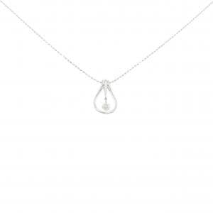 K18WG ダイヤモンド ネックレス 0.10CT