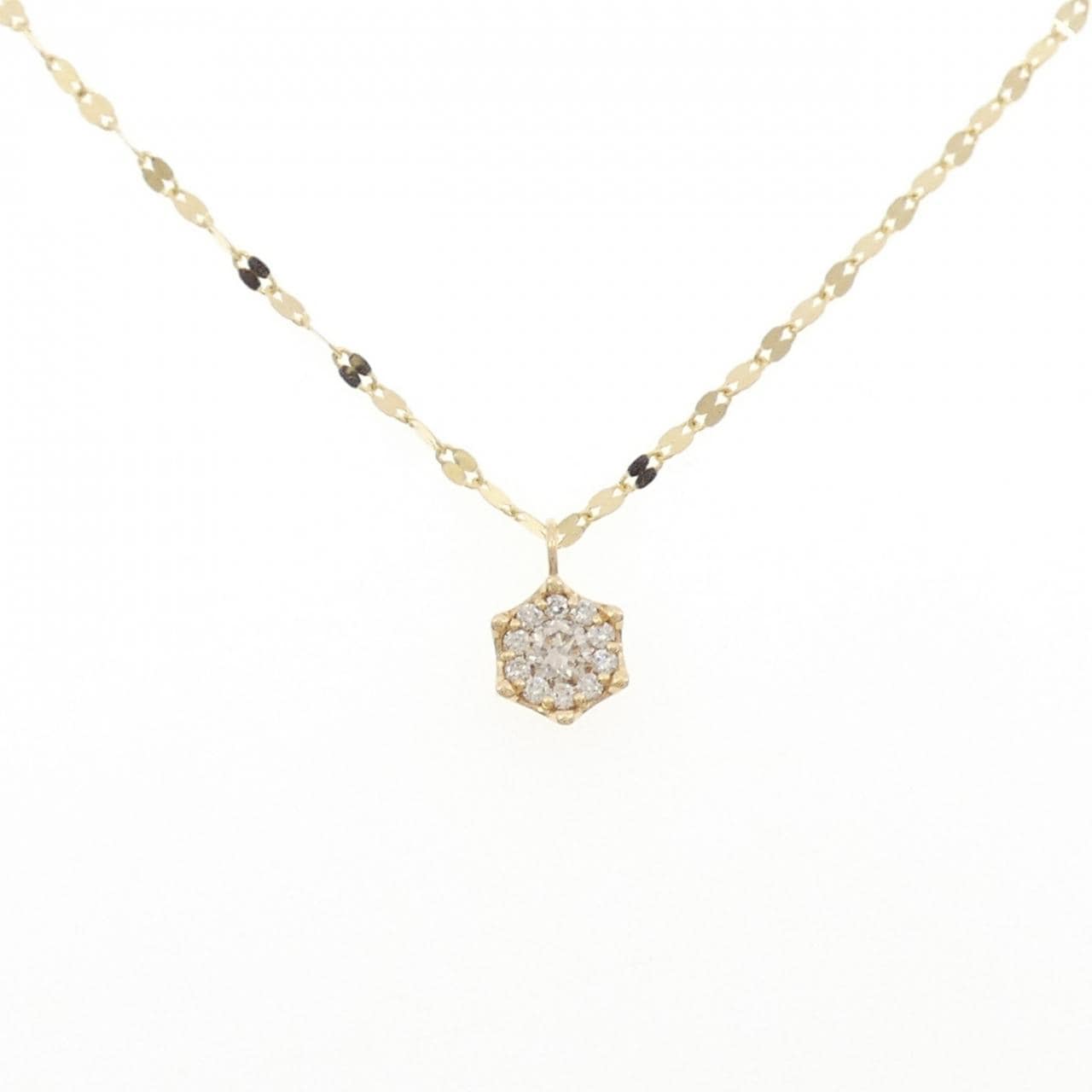 K18YG ダイヤモンド ネックレス 0.31CT