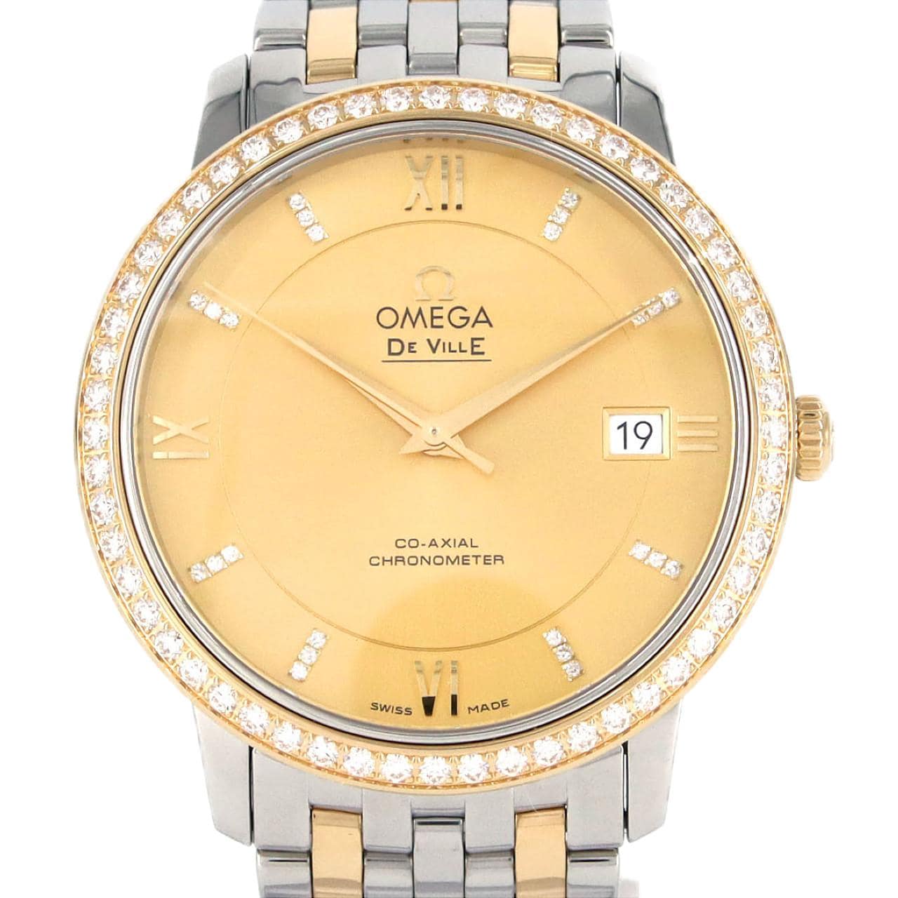 [BRAND NEW] Omega De Ville Prestige Combi/D･24P 424.25.37.20.58.001 SSxYG Automatic