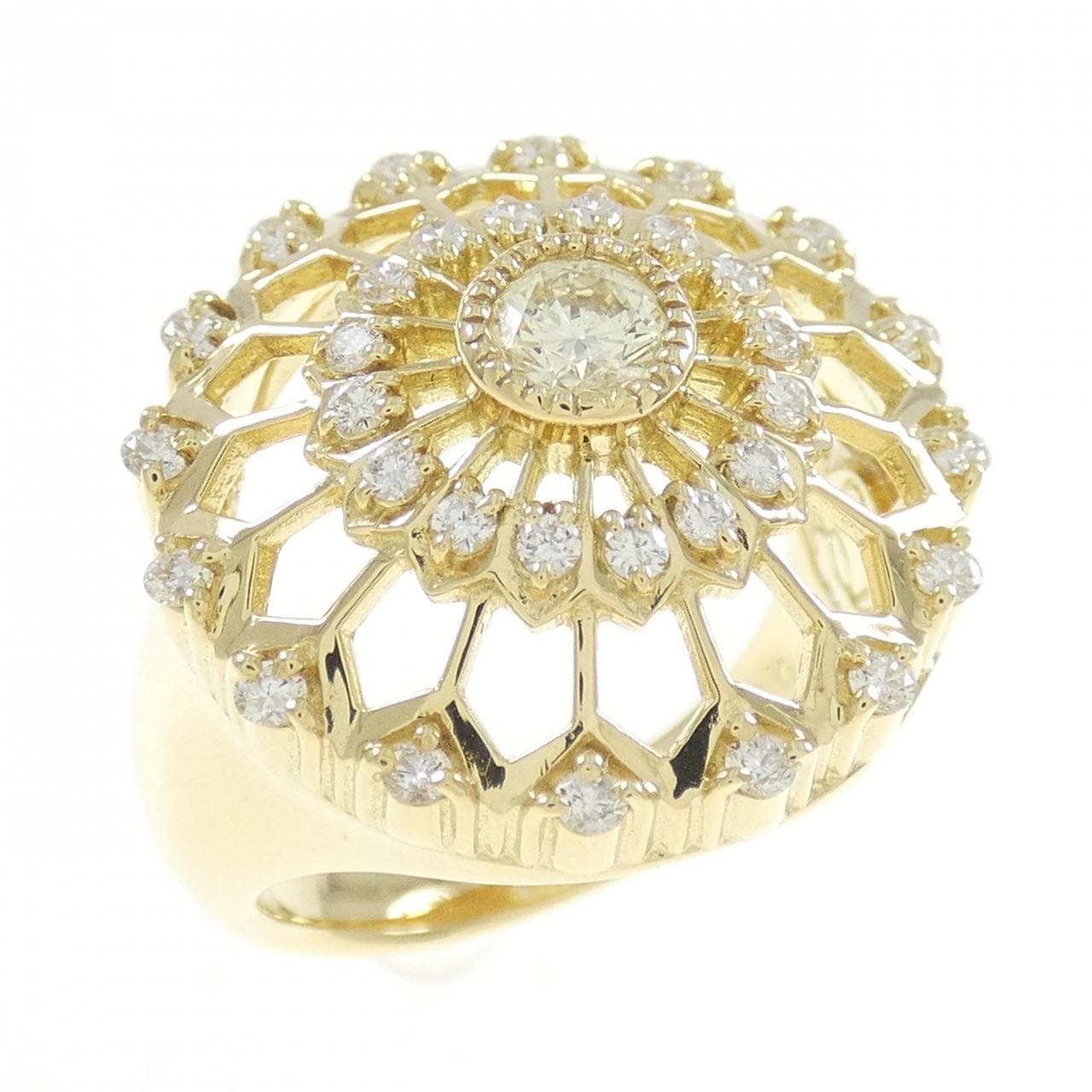 K18YG ダイヤモンド リング 0.29CT
