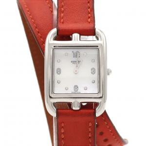 【ノーメンテナンス還元価格】エルメス ケープコッド･ドゥブルトゥール･8P CC1.210 SS クォーツ