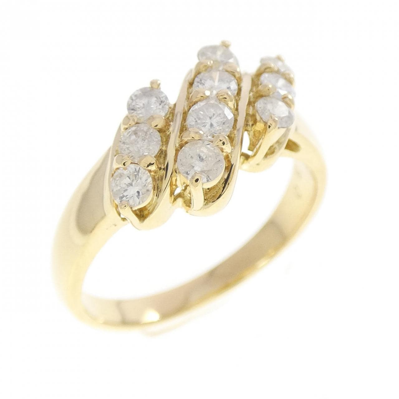 K18YG ダイヤモンド リング 0.50CT