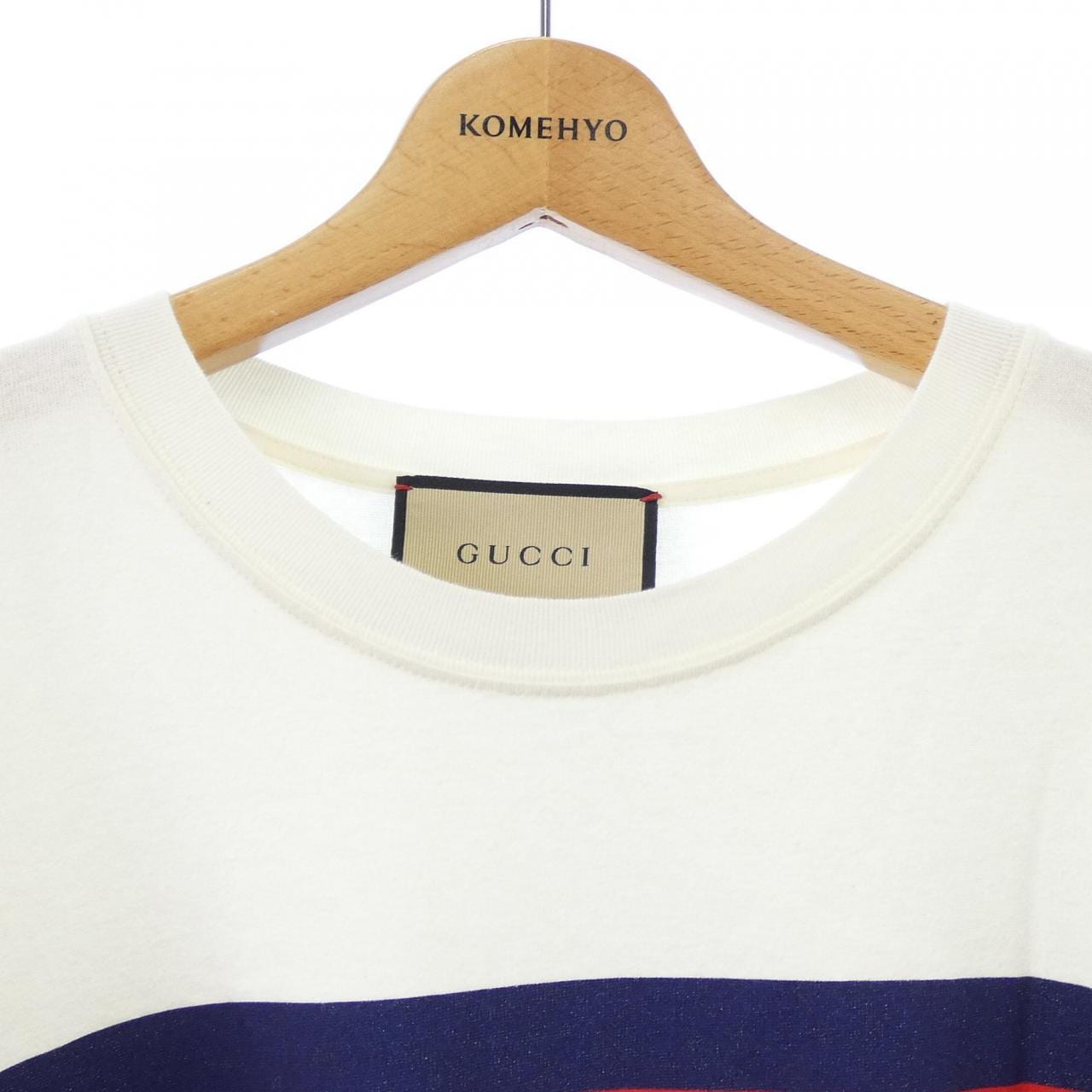 グッチ GUCCI インターロッキングGストライプ プリント 616036 XJDAG Tシャツ