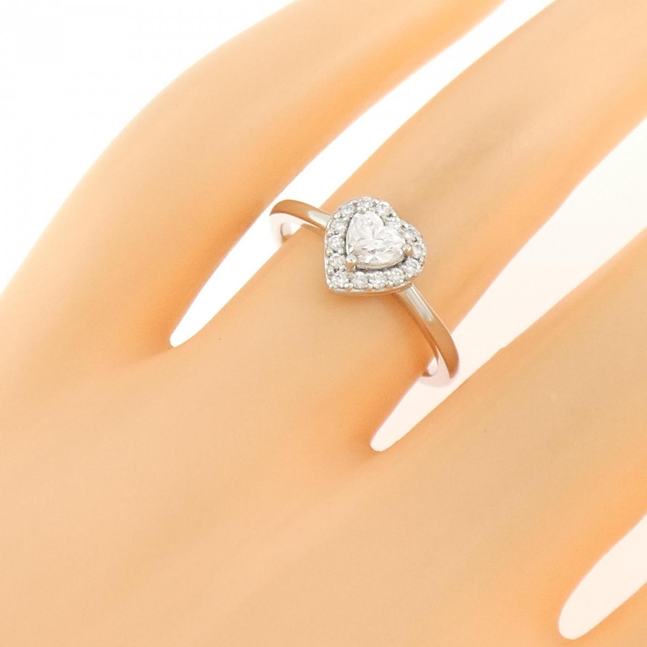 ジーエスティービー ハート ダイヤモンド リング 0.31CT