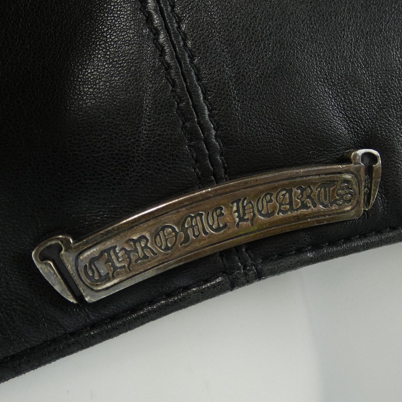 CHROME HEARTS HEARTS leather jacket