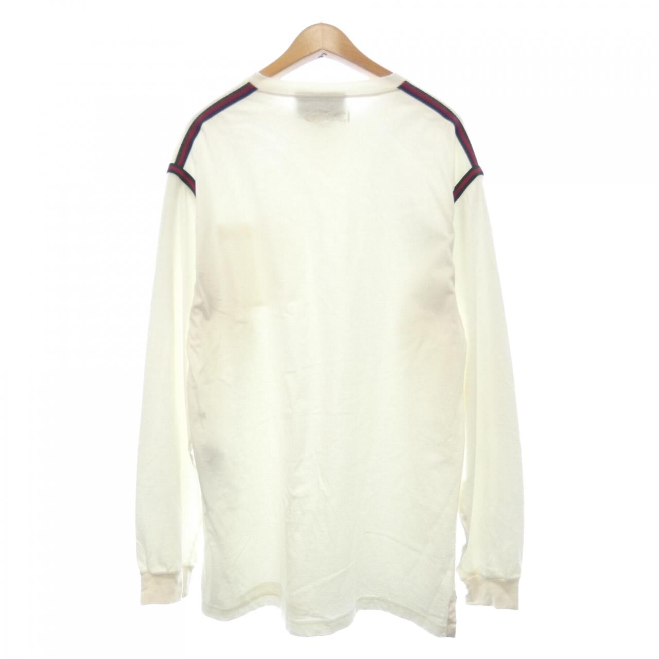 グッチ GUCCI ウェブ ストライプ付きコットンジャージーTシャツ 768441 XJF3T Tシャツ