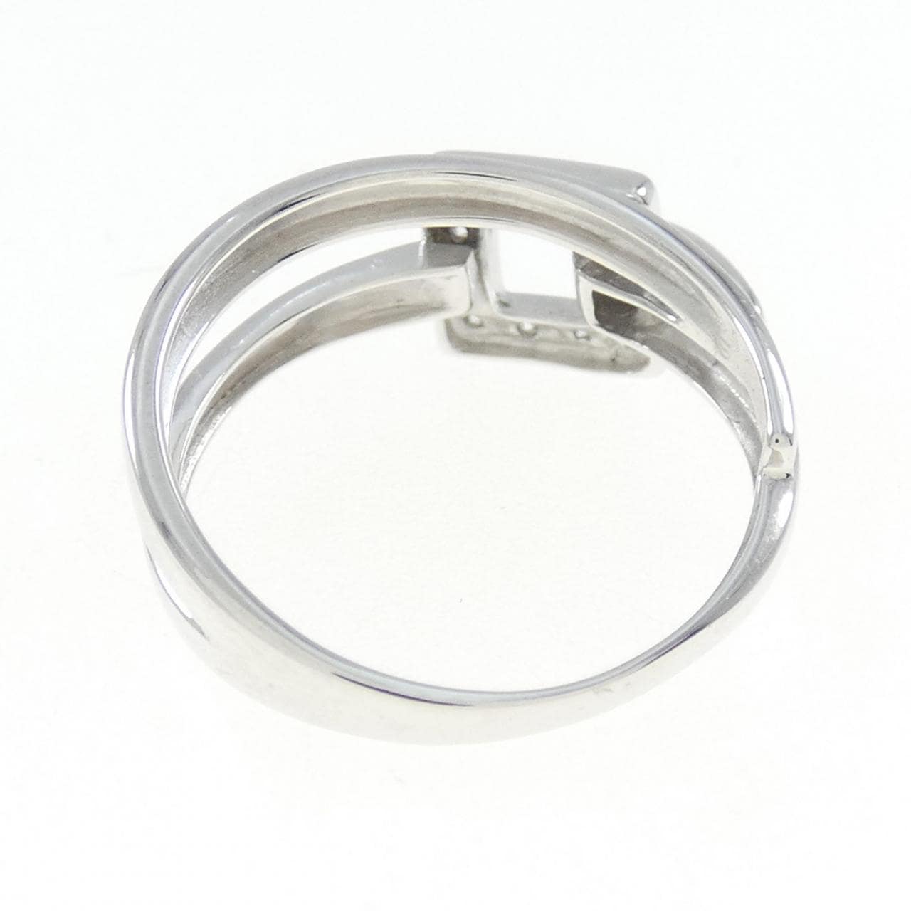 750WG ダイヤモンド リング 0.08CT
