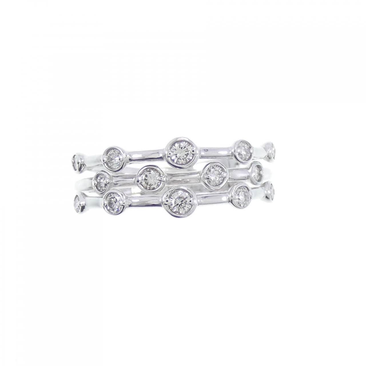 K18WG ダイヤモンド リング 0.20CT
