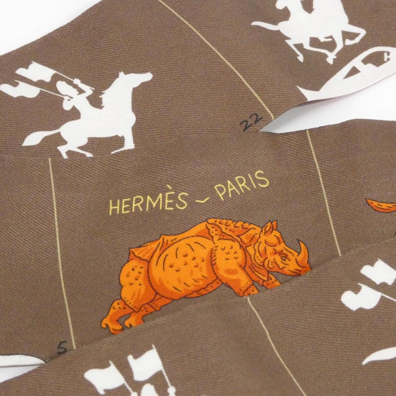 エルメス HERMES PARADE ツイリー 064150S スカーフ