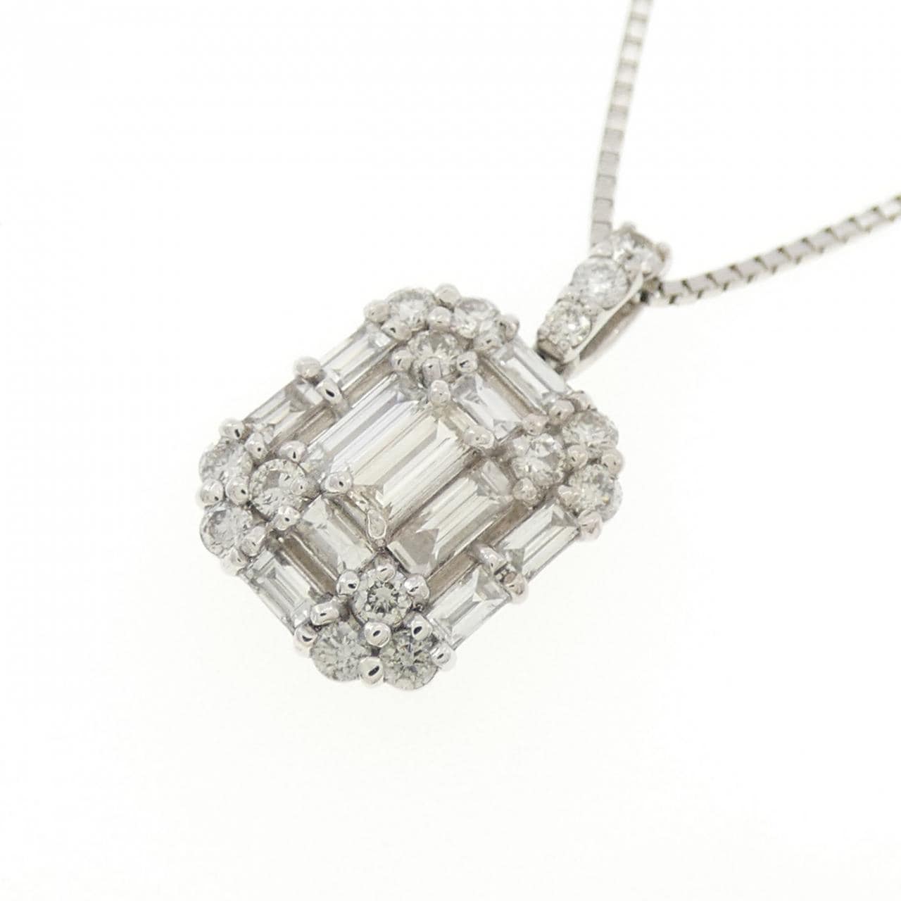 PT900/PT850 ダイヤモンド ネックレス 0.54CT
