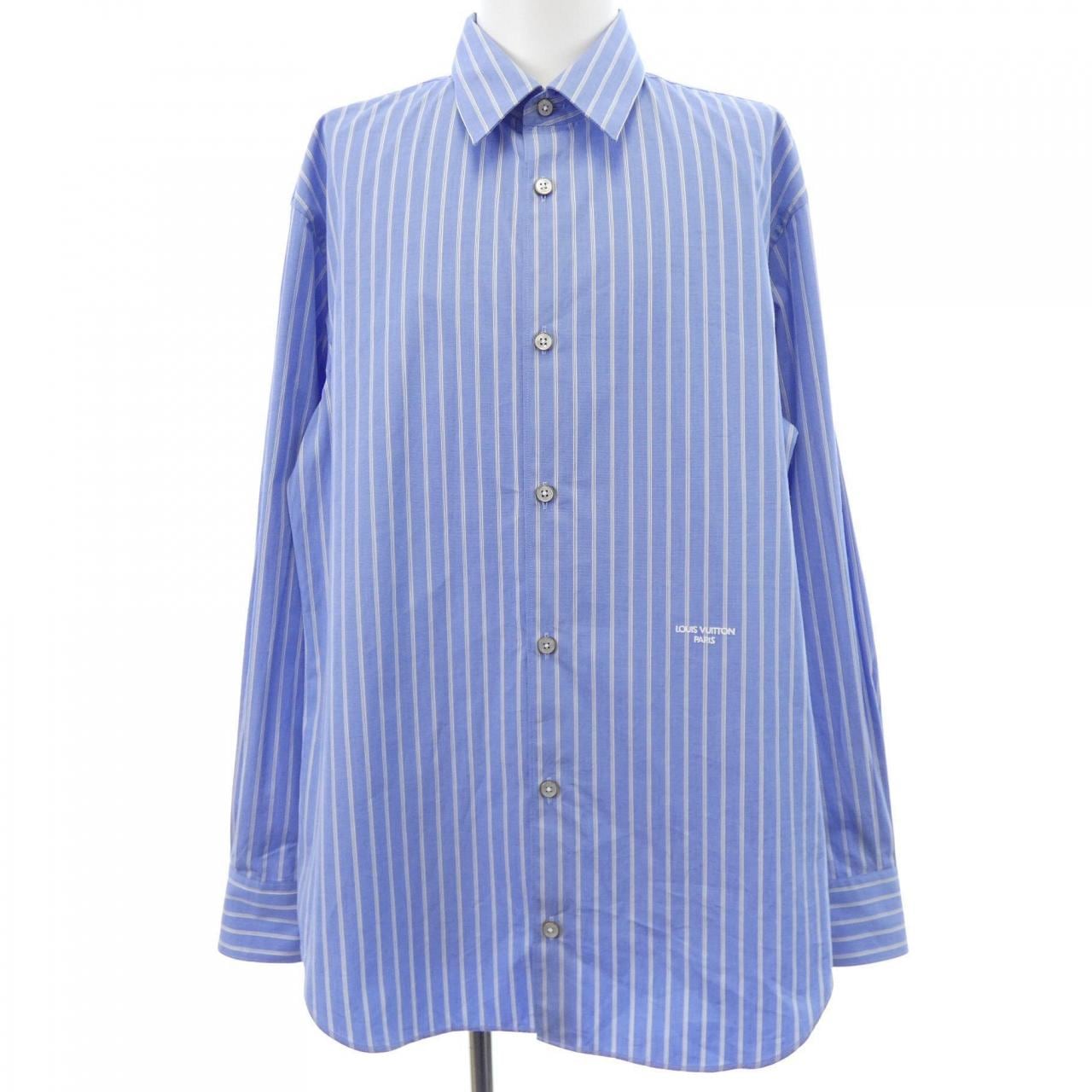 ルイヴィトン LOUIS VUITTON ジャカードピンストライプロングスリーブシャツ HUS82WW66 シャツ