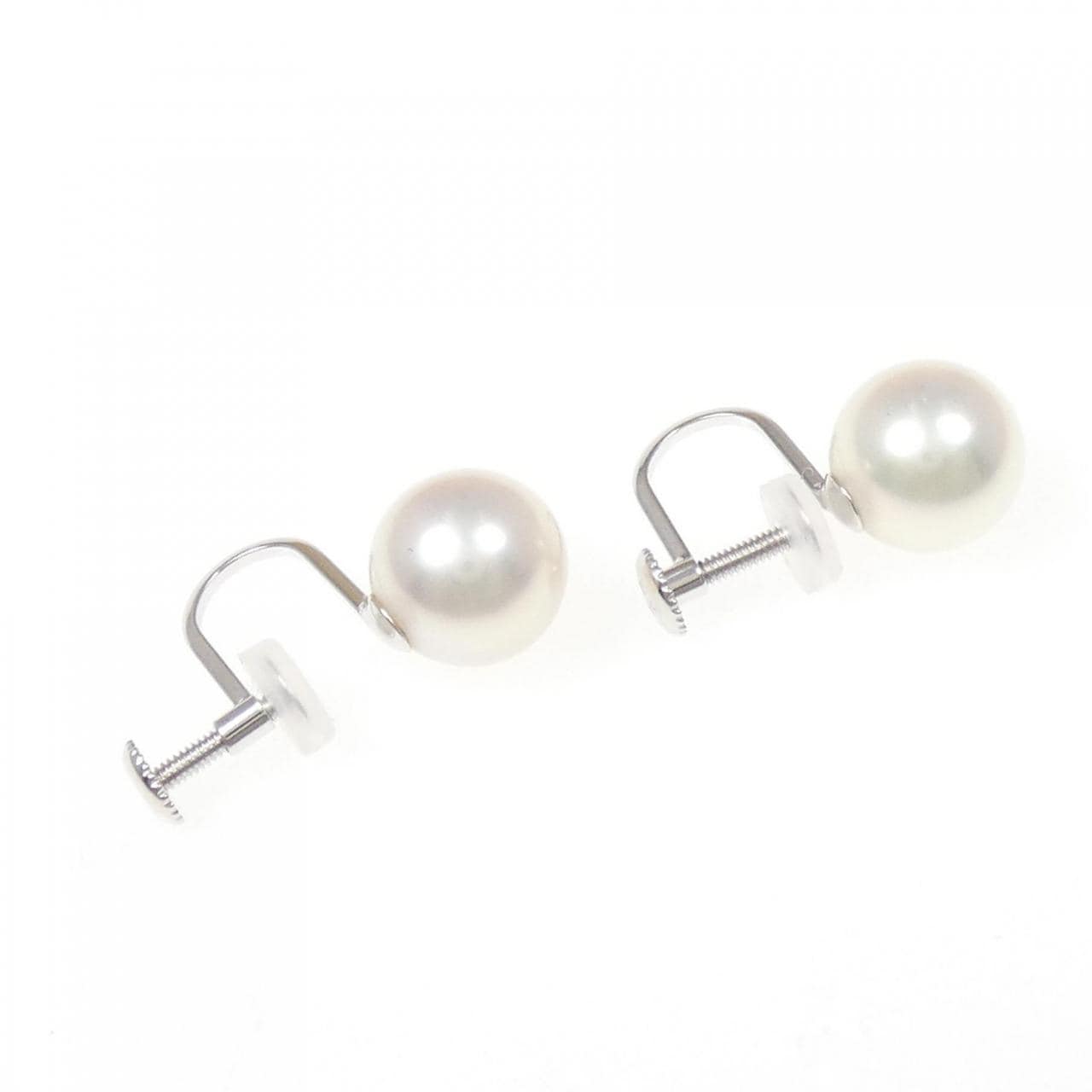 K14WG Akoya珍珠耳夹8.3 毫米