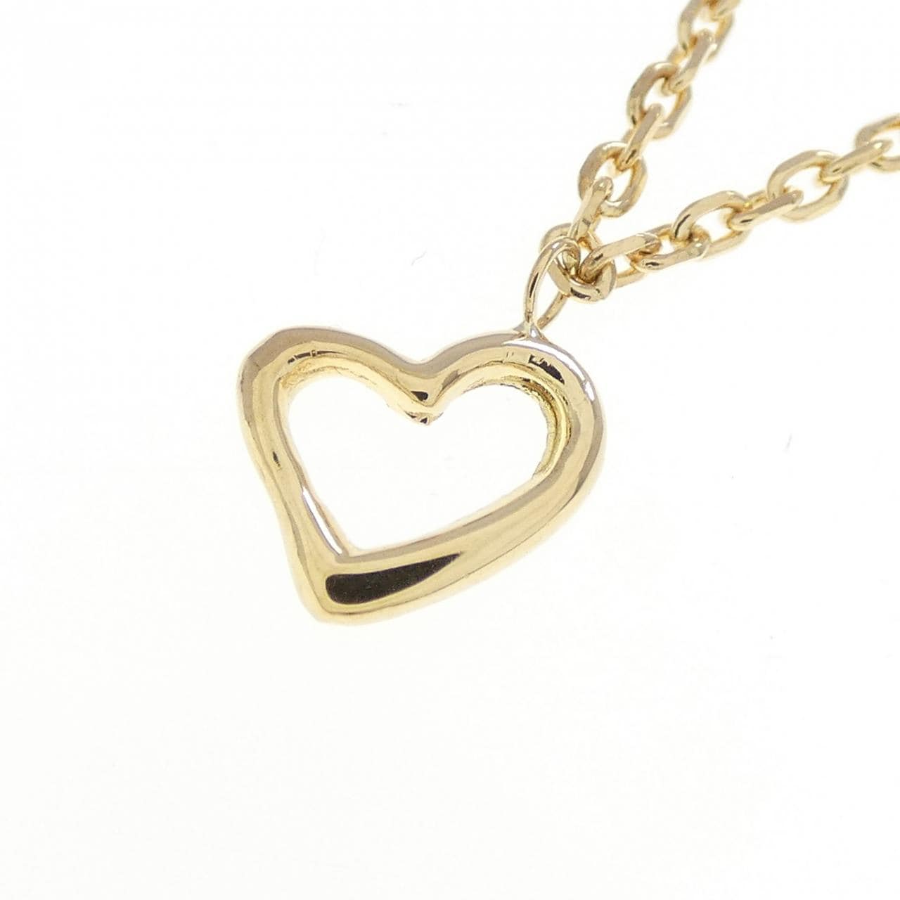 ギンザ タナカ ハート K18YG ネックレス