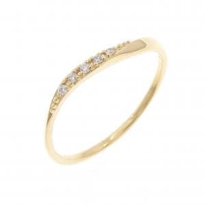 K18YG ダイヤモンド リング 0.03CT