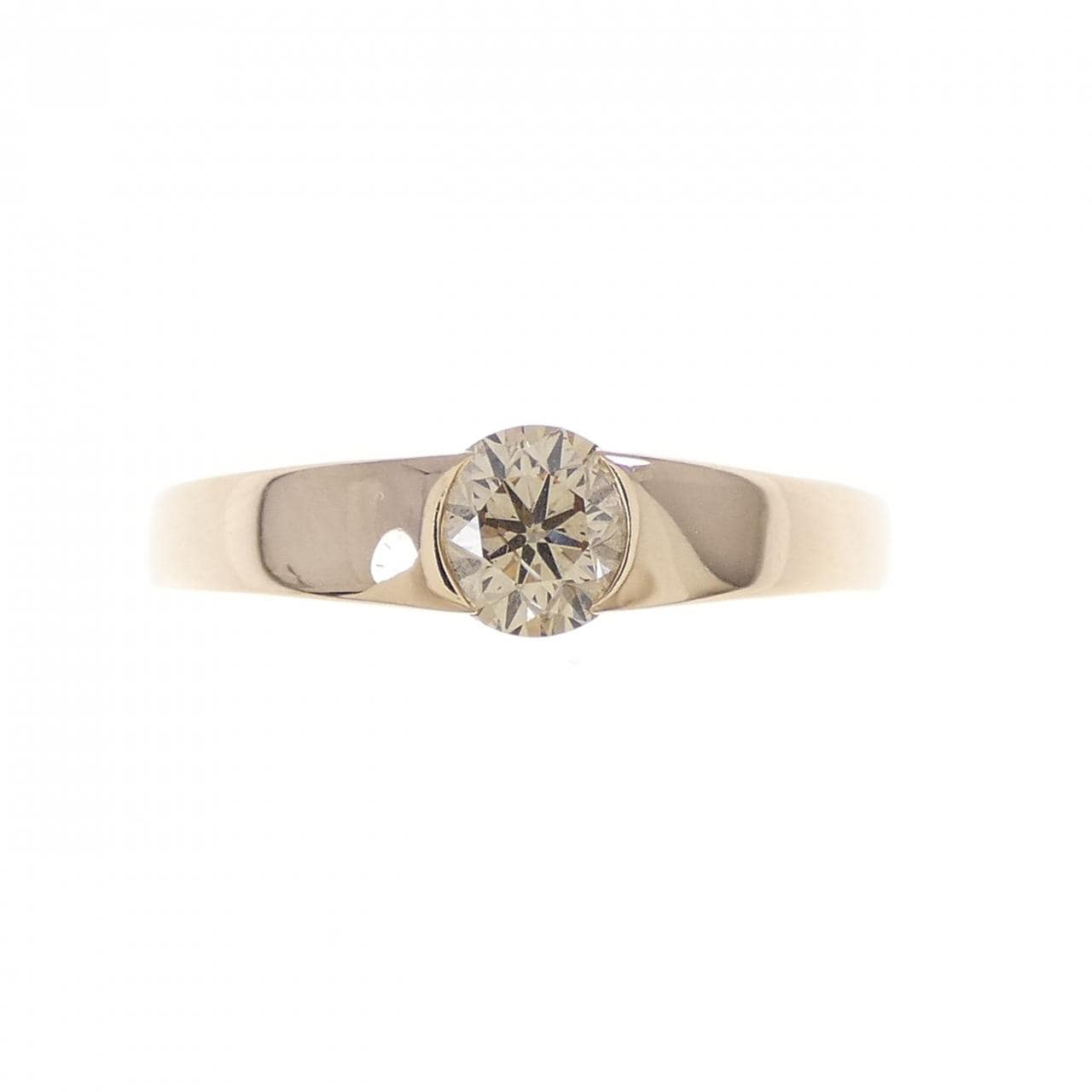 K18PG ダイヤモンド リング 0.54CT