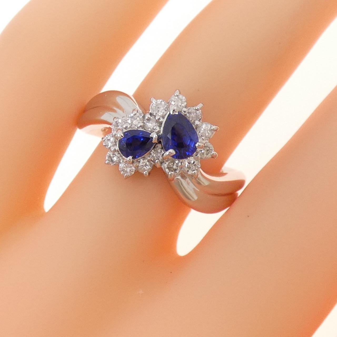 PT900 サファイヤ リング 0.79CT