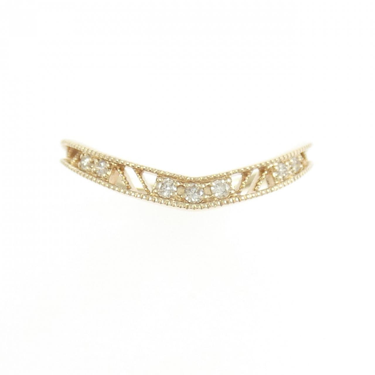 アガット ダイヤモンド リング 0.05CT