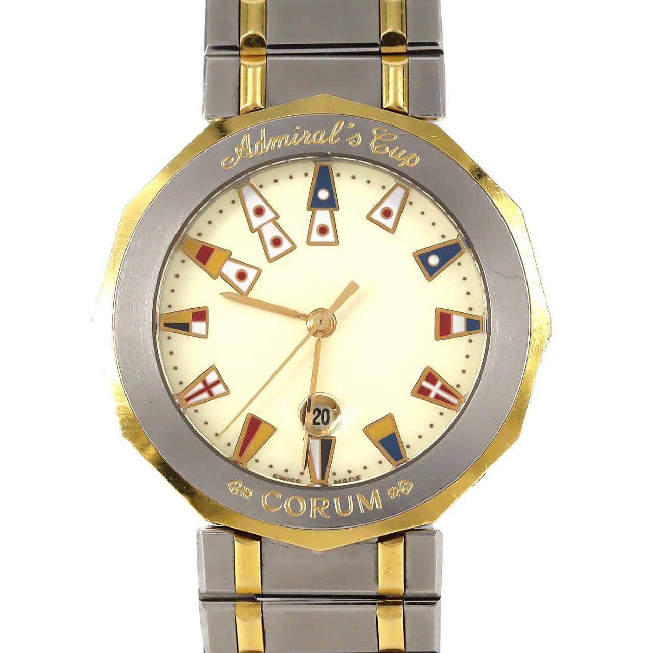 【ノーメンテナンス特価】コルム アドミラルズカップ コンビ 99.810.21-V552 SSxYG クォーツ