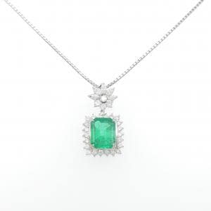 PT エメラルド ネックレス 3.786CT コロンビア産