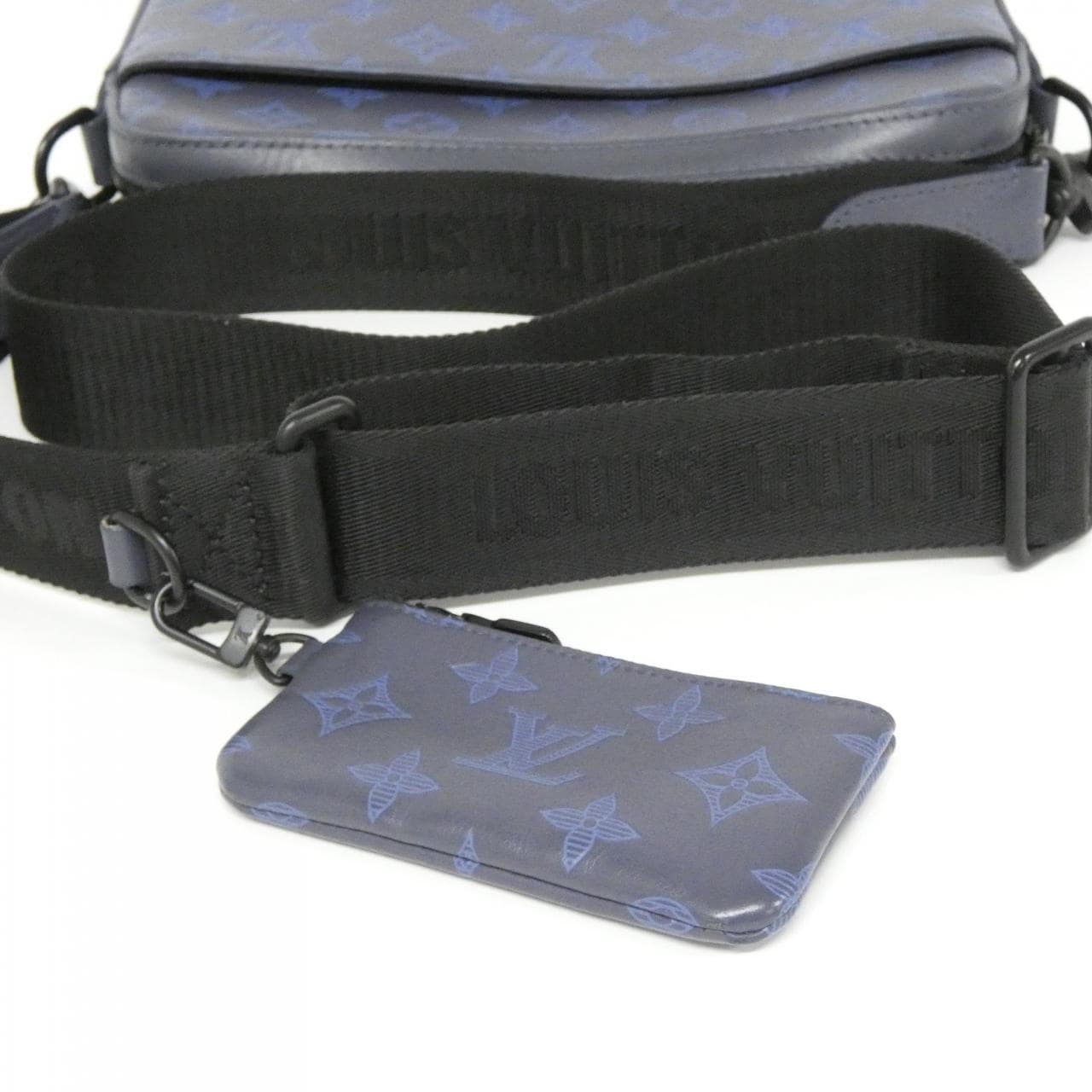 ルイヴィトン モノグラム シャドウ デュオ メッセンジャー M45730 ショルダーバッグ