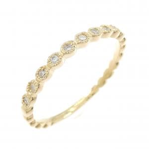 【リメイク】K18YG ダイヤモンド リング 0.10CT