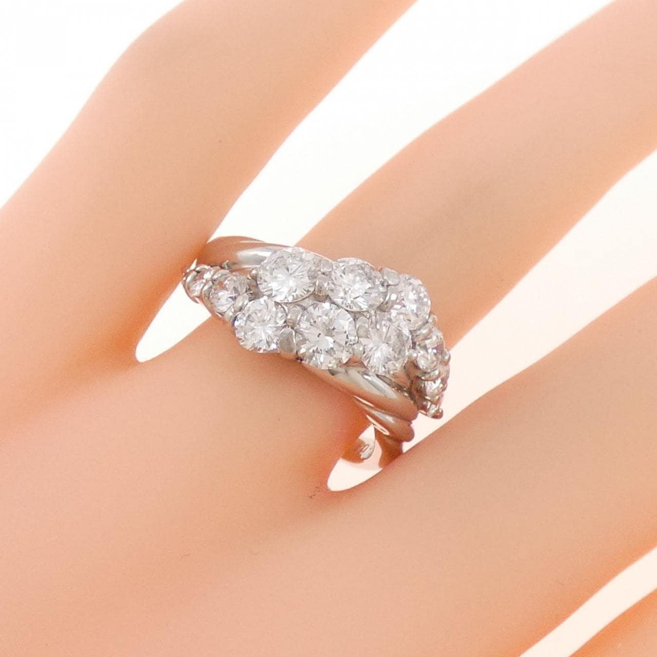 PT900 ダイヤモンド リング 2.04CT