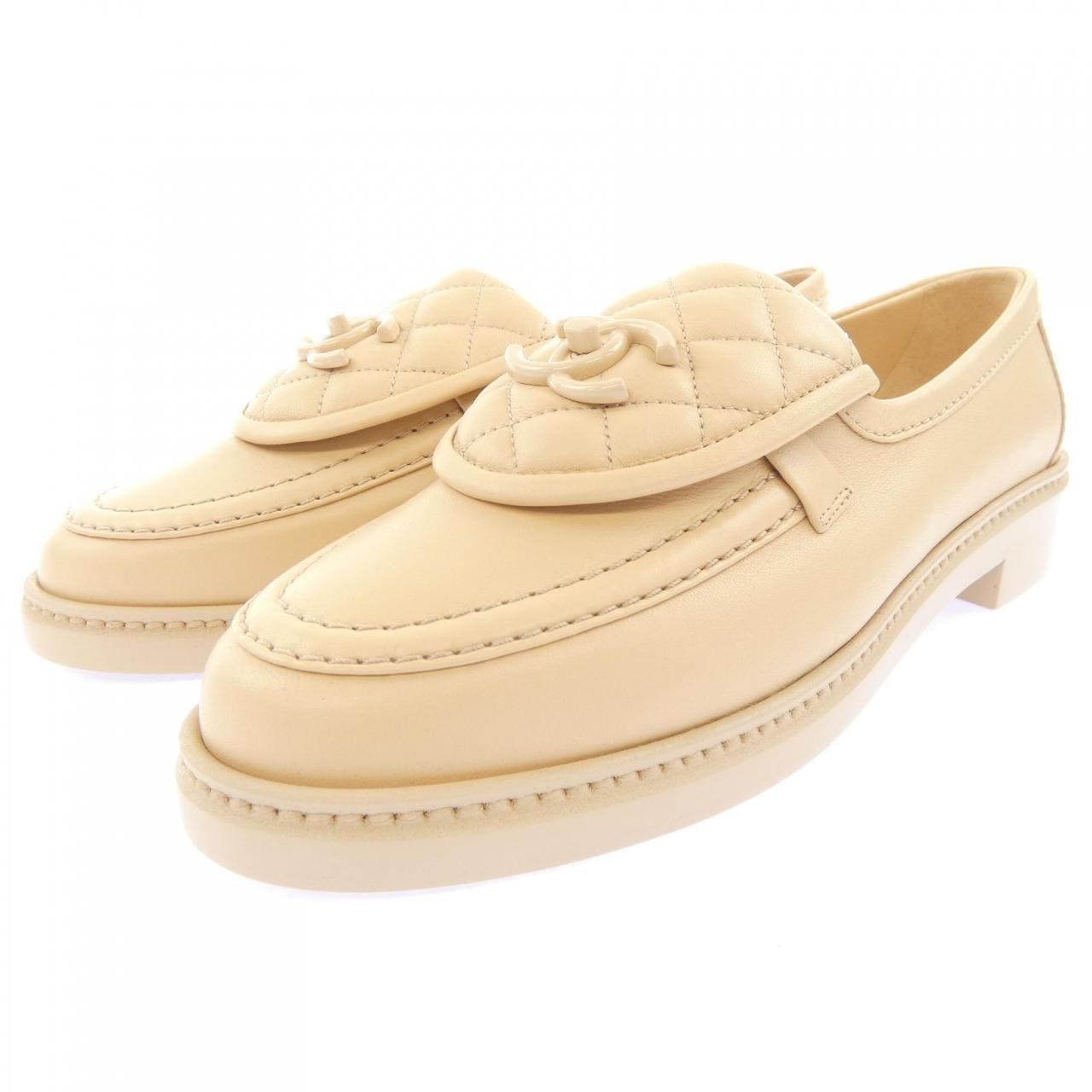 シャネル CHANEL ターンロック モカシン G45474B15482 シューズ