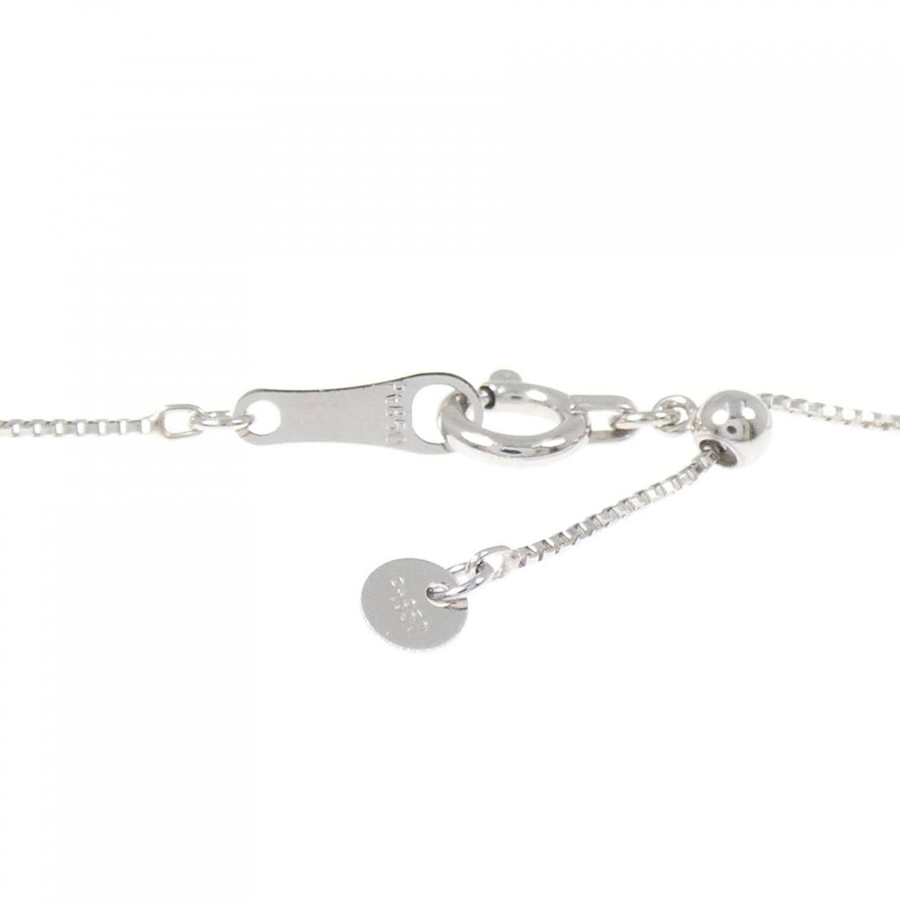 PT900/PT850 ルビー ネックレス 1.100CT