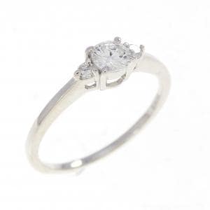 K18WG ダイヤモンド リング 0.210CT E VS2 VG