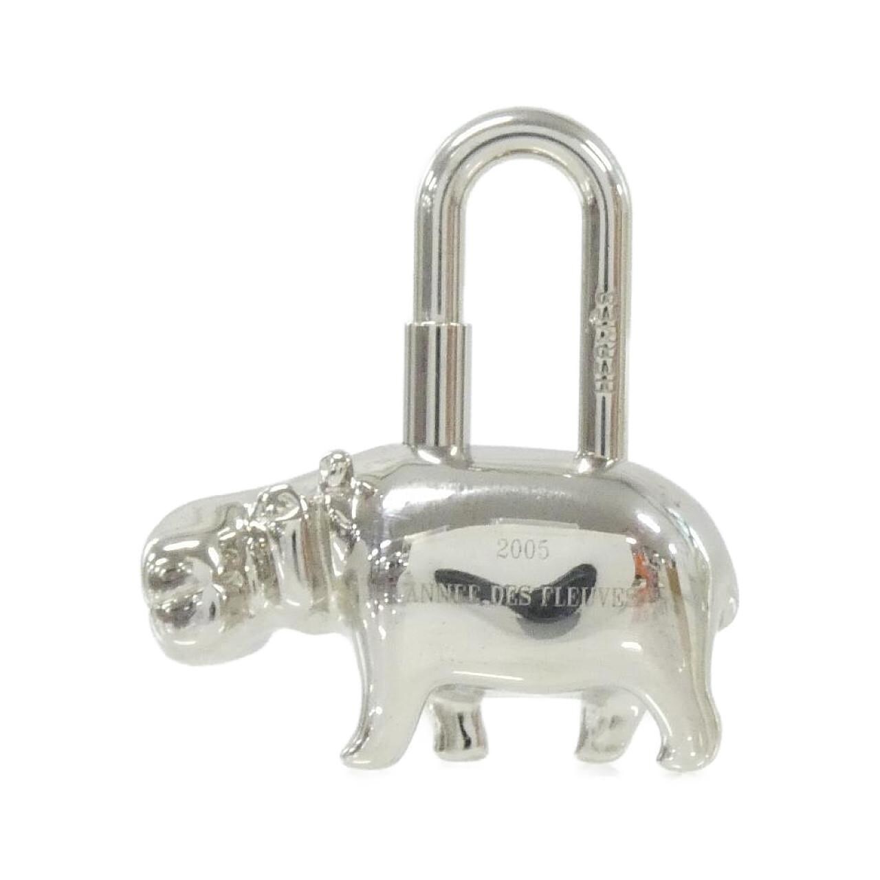 エルメス HIPPO カデナ 044488CK キーホルダー