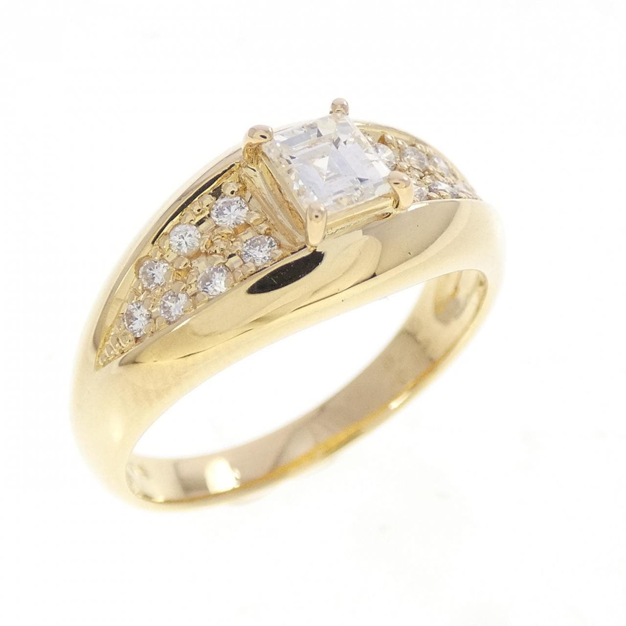 K18YG ダイヤモンド リング 0.29CT
