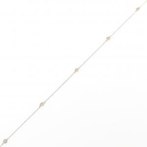 K18PG ダイヤモンド ブレスレット 0.10CT