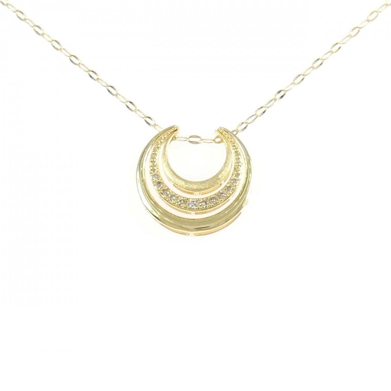 ジーエスティービー ダイヤモンド ネックレス 0.12CT