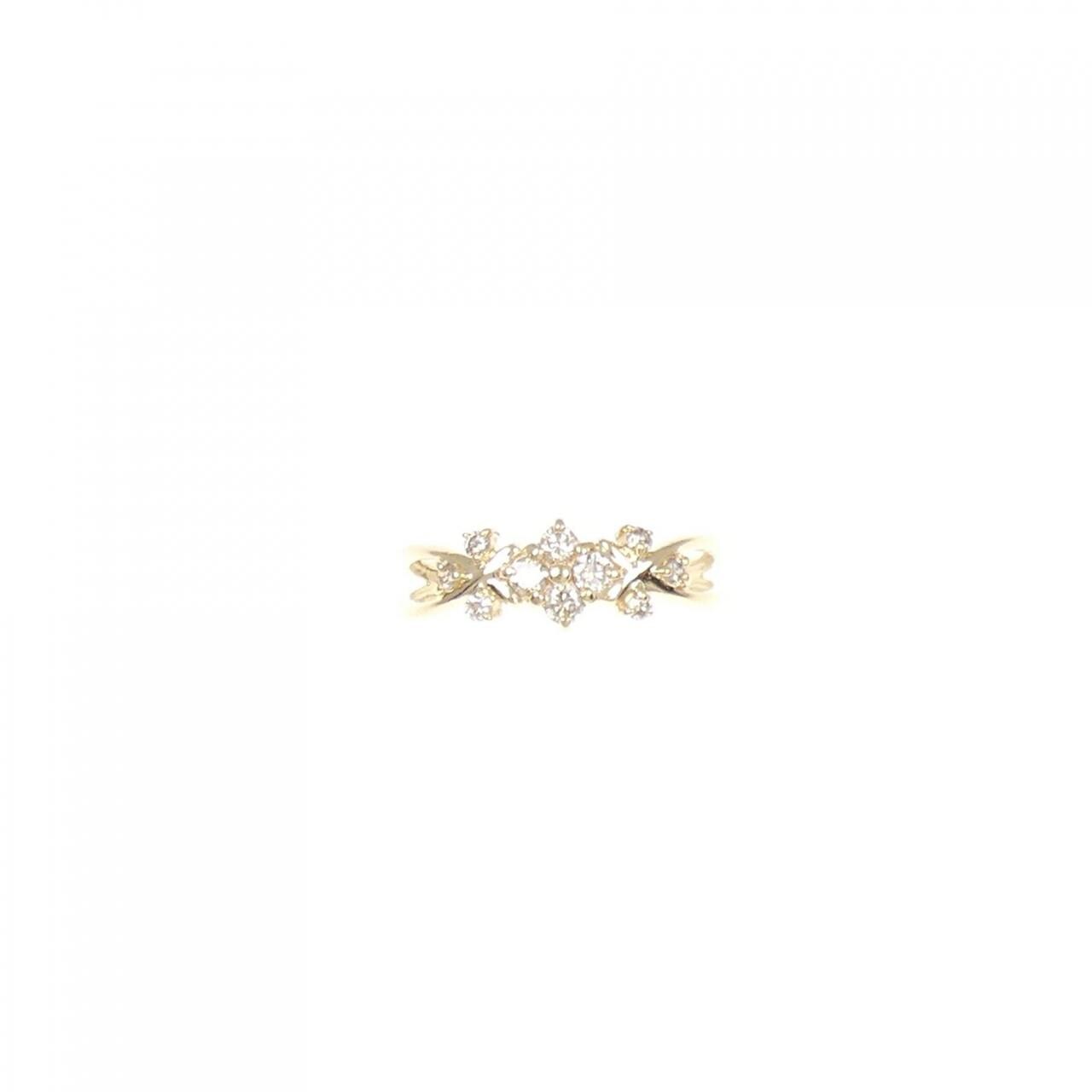 K18YG ダイヤモンド リング 0.30CT