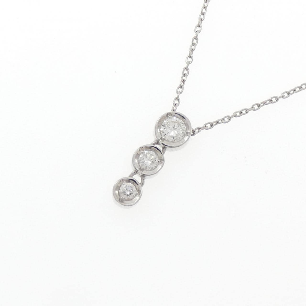 PT850 ダイヤモンド ネックレス 0.2CT
