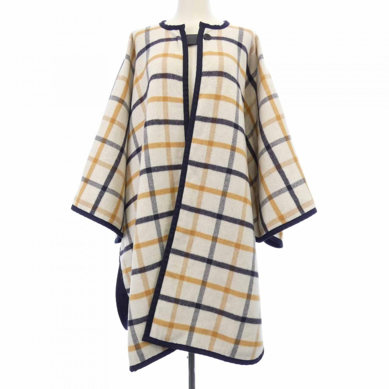 エルメス HERMES CAMAIL PONCHO SELLIER 800604E カマイユ ケープ